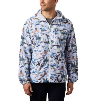 Columbia Flash Forward Printed Windbreaker, Chamarras Multicolor Para Hombre | 765408-ASI